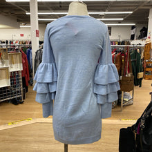 Load image into Gallery viewer, Club Monaco knit ruffle sleeve Sweater dress S