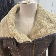 Load image into Gallery viewer, Velvet Heart 100% authentic lamb shearling jacket M