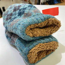 Load image into Gallery viewer, Handmade knit fleece gloves