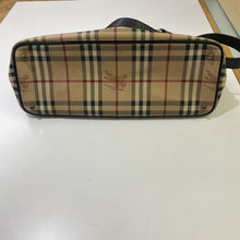 Load image into Gallery viewer, Burberry coated canvas handbag *As Is-ink/red marks