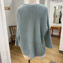 Load image into Gallery viewer, Eileen Fisher open knit cotton sweater M