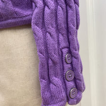 Load image into Gallery viewer, Talbots merino wool button cardi L