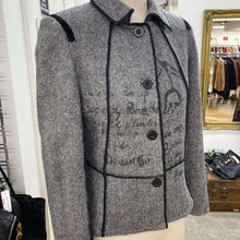 Load image into Gallery viewer, Derby wool blend blazer S