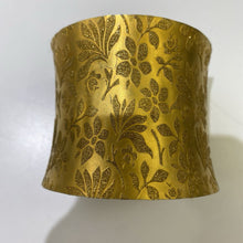 Load image into Gallery viewer, Tocara Wide gold cuff bracelet