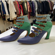 Load image into Gallery viewer, John Fluevog Twist Multistrap Pump 7 (as is)