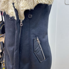 Load image into Gallery viewer, Zara faux shearling/suede vest NWT S