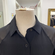 Load image into Gallery viewer, Twik/Simons cropped sheer top XSTwik/Simons cropped sheer top XS