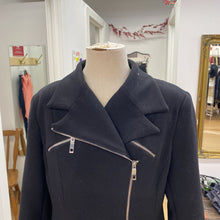 Load image into Gallery viewer, Cartise Silver Zippers coat M
