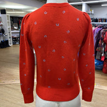 Load image into Gallery viewer, Banana Republic horseshoe print merino wool/blend sweater S