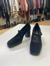 Load image into Gallery viewer, Lodi Love suede Mary Jane's 40