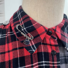 Load image into Gallery viewer, Alice & Olivia multi plaid top S