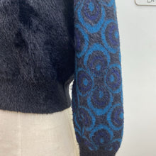 Load image into Gallery viewer, Desigual fuzzy knit semi-crop sweater M