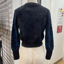 Load image into Gallery viewer, Desigual fuzzy knit semi-crop sweater M