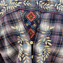 Load image into Gallery viewer, Johnny Was plaid shirt L