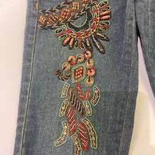 Load image into Gallery viewer, Fitelle Vintage 90's beaded jeans 36/6