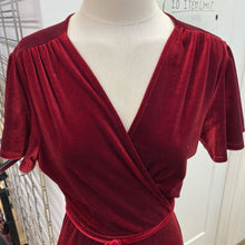 Load image into Gallery viewer, BHLDN velour dress XL