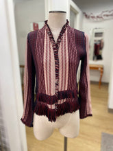 Load image into Gallery viewer, Nic & Zoe cotton/blend open cardi M