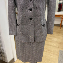 Load image into Gallery viewer, St. John vintage wool/blend metallic suit 8