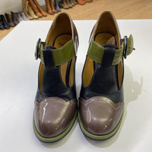 Load image into Gallery viewer, John Fluevog Ilona Contrast T-strap shoes 7.5