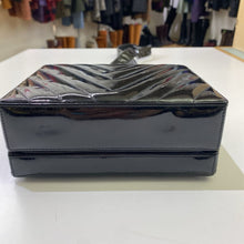 Load image into Gallery viewer, Chanel patent v-stitch box shoulder bag