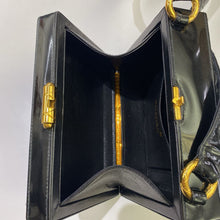 Load image into Gallery viewer, Chanel patent v-stitch box shoulder bag