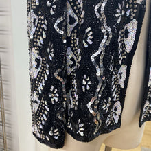 Load image into Gallery viewer, Frank Usher vintage sequin jacket M