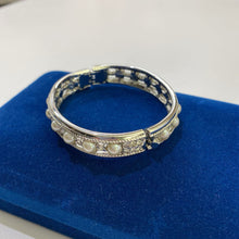 Load image into Gallery viewer, Vintage Camrose & Kross JBK Faux pearl Silver pearl bracelet (Jacqueline Bouvier Kennedy)
