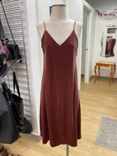 Load image into Gallery viewer, Uniqlo velour slip dress S