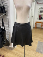 Load image into Gallery viewer, Banana Republic flared leather skirt 10 (fits very small)