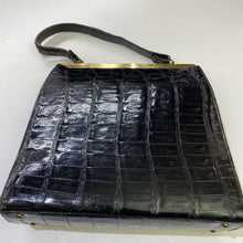 Load image into Gallery viewer, Vintage Croc Handbag AS IS