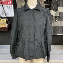 Load image into Gallery viewer, Armani embroidered nylon peplum jacket 46