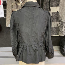 Load image into Gallery viewer, Armani embroidered nylon peplum jacket 46