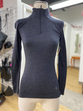 Load image into Gallery viewer, Smartwool 1/4 zip merino wool top XS