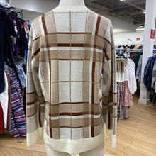Load image into Gallery viewer, Babaton plaid merino wool sweater XS