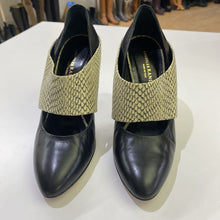 Load image into Gallery viewer, Loeffler Randall snake print detail heels 7