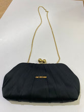 Load image into Gallery viewer, Love Moschino kiss lock satin clutch