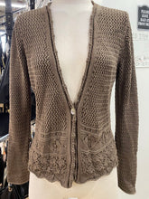 Load image into Gallery viewer, Olsen crochet knit cardigan M