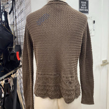 Load image into Gallery viewer, Olsen crochet knit cardigan M