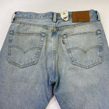 Load image into Gallery viewer, Levis 501 button fly distressed jeans 32