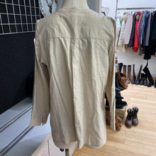 Load image into Gallery viewer, Tahari linen/blend top L
