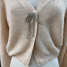 Load image into Gallery viewer, H&M blingy bow cardi S