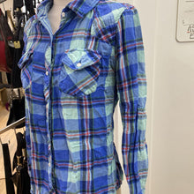 Load image into Gallery viewer, RAILS plaid button up S
