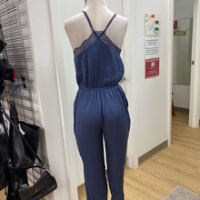 Load image into Gallery viewer, Hem & Thread satiny jumpsuit S