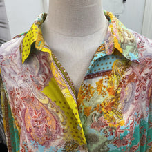 Load image into Gallery viewer, Zara paisley sheer top L