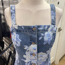 Load image into Gallery viewer, Gap floral denim dress S