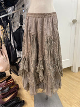 Load image into Gallery viewer, de Hede Made in Italy mixed media skirt Fits L