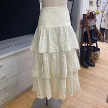 Load image into Gallery viewer, Free People crinkle cotton pull on skirt M