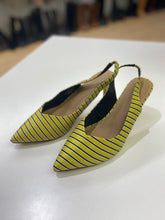 Load image into Gallery viewer, ASOS striped slingbacks 8