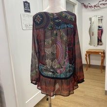Load image into Gallery viewer, Desigual sheer top S