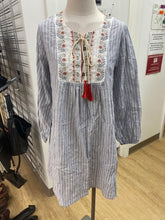 Load image into Gallery viewer, Mystree cotton/linen/blend dress S